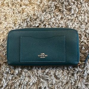 Coach zip around wallet